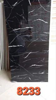 ماربل شیت ساده براق مشکی